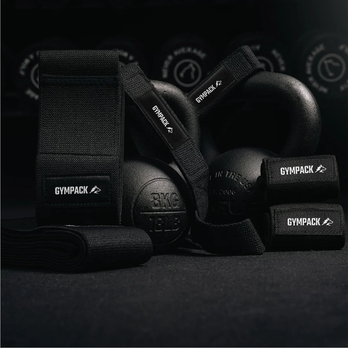 Muñequera Gympack Negra